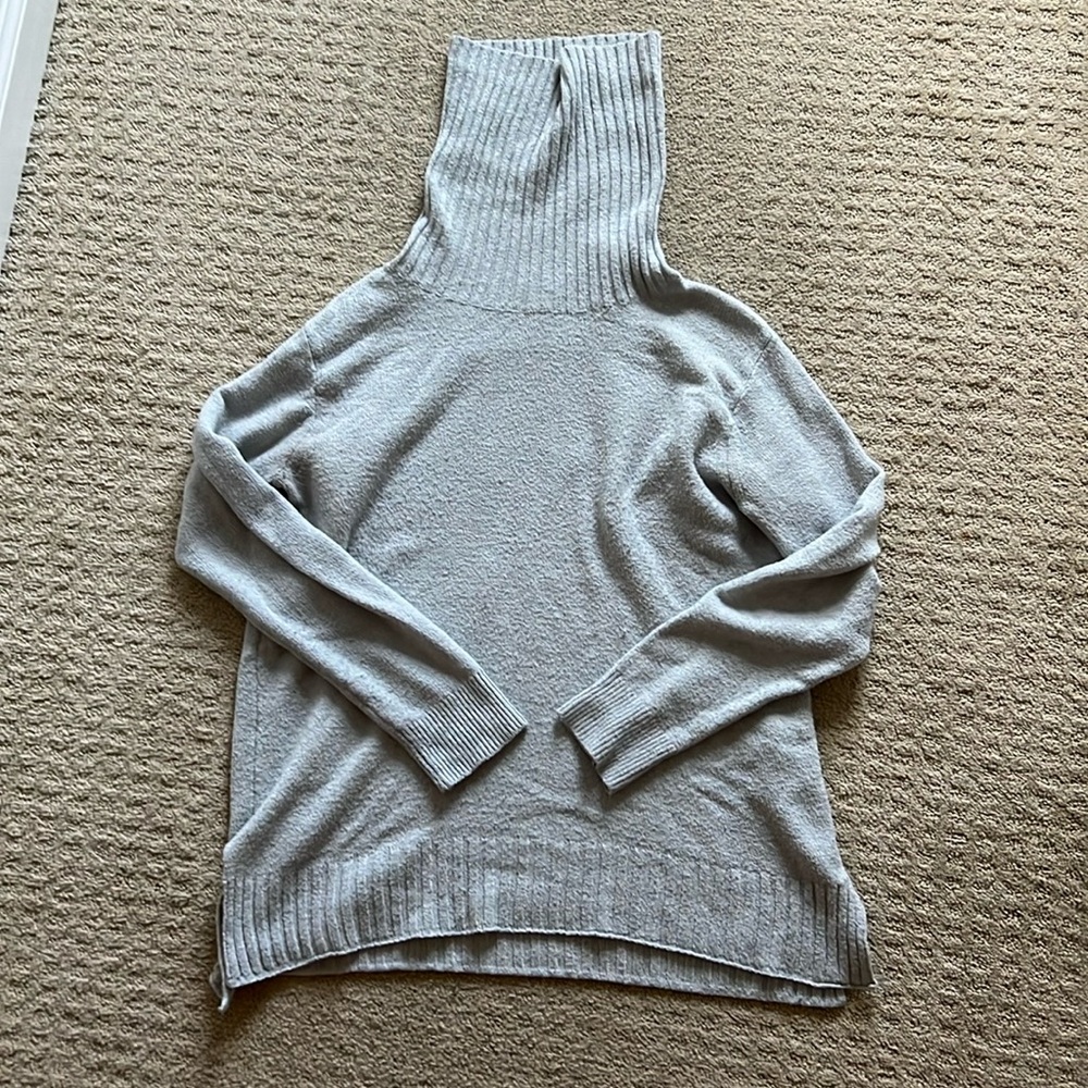 Grey lightweight turtleneck